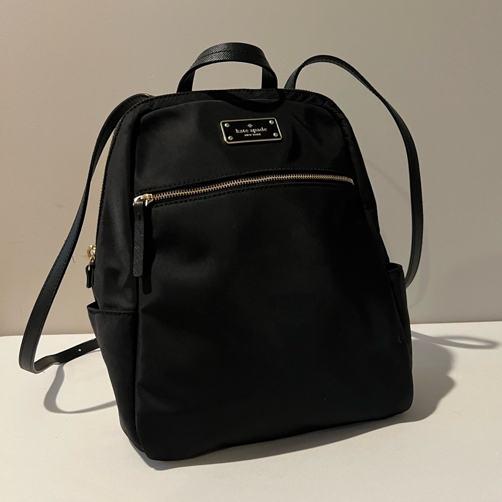 Kate Spade Hilo Blake Avenue Nylon Backpack, Black - Picture 2 of 9